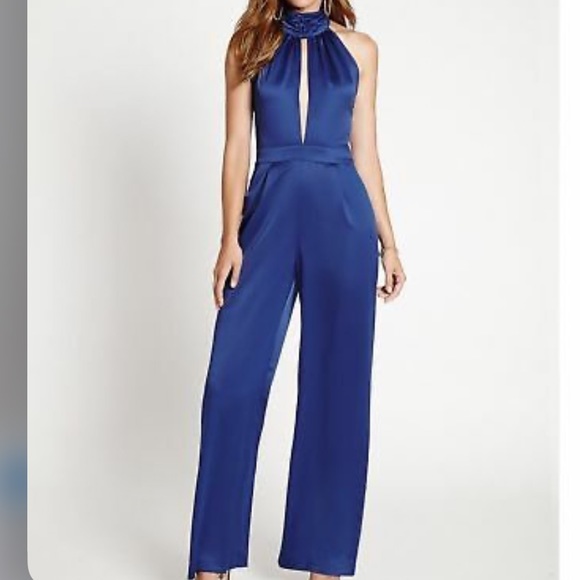 Guess Sleeveless Deep-V Jumpsuit - Picture 3 of 8